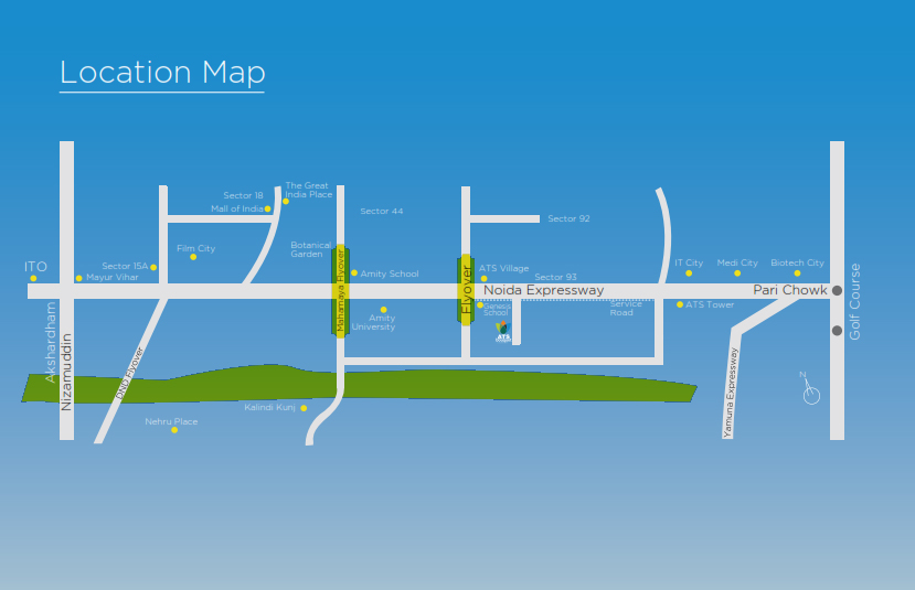 ATS Bouquet Location Map